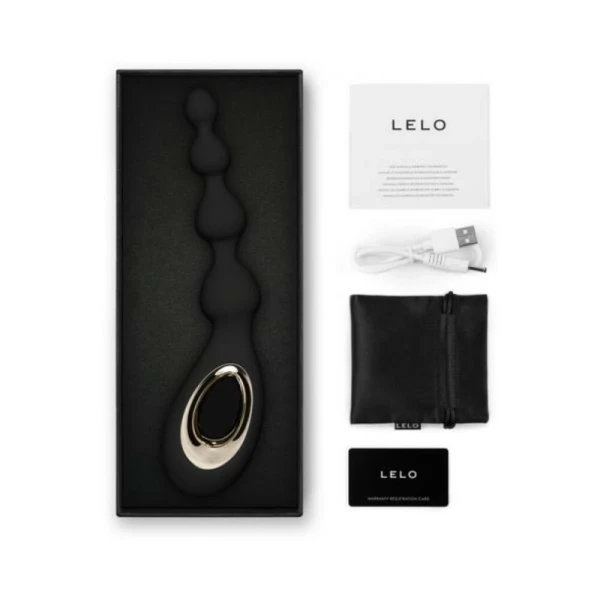 Luxury Vibrators: Lelo Soraya Anal Beads Black