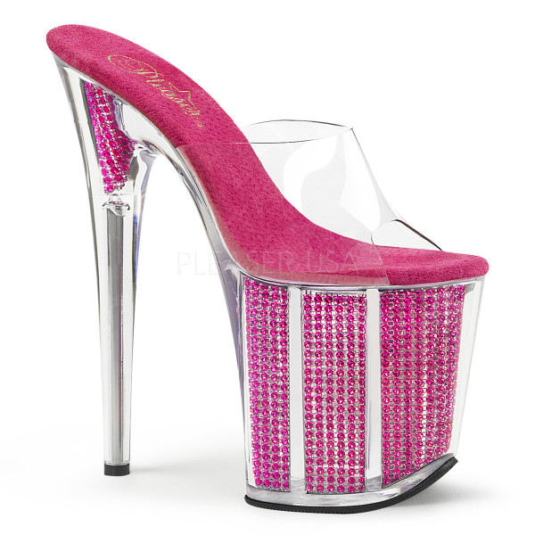 8 inches Heel, 4 inches PF Slide W/Simulated RS Filled Bottom — image 5 of 16