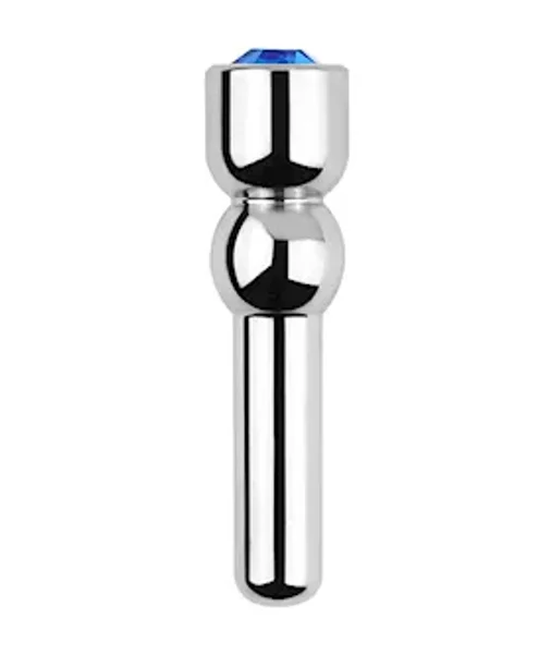 Kink Range Jewell Tipped Penis Plug - 1.9 Inch - Blue — image 4 of 4