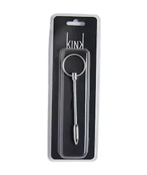 Kink Range Beaded Penis Plug - 4.7 Inch - Silver — image 4 of 4