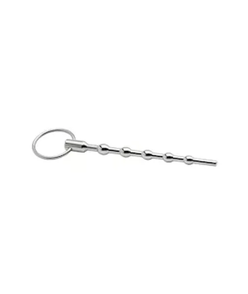 Kink Range Stainless Steel Tapered Ball Penis Plug - 5.1 Inch - Silver — image 3 of 4