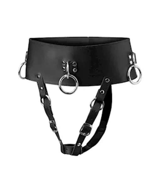 Wand Massager Orgasm Belt - Black — image 9 of 10