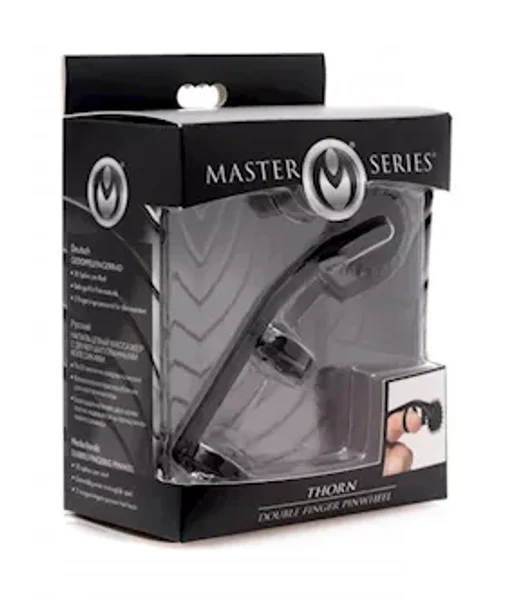 Thorn Double Finger Pinwheel - Black -  4 Inch — image 7 of 10