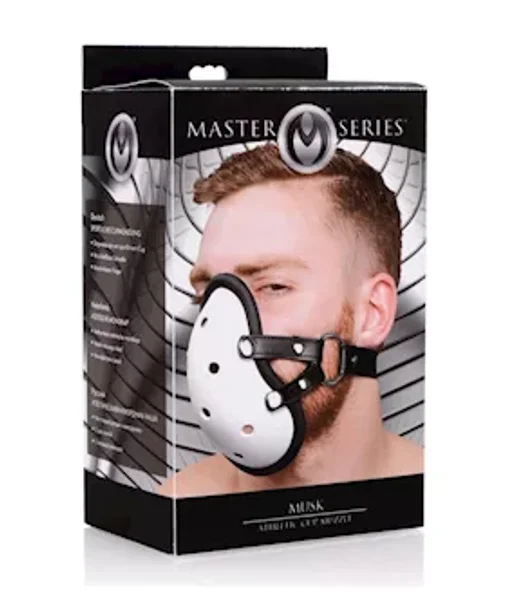 Musk Athletic Cup Muzzle - White - One Size — image 9 of 14