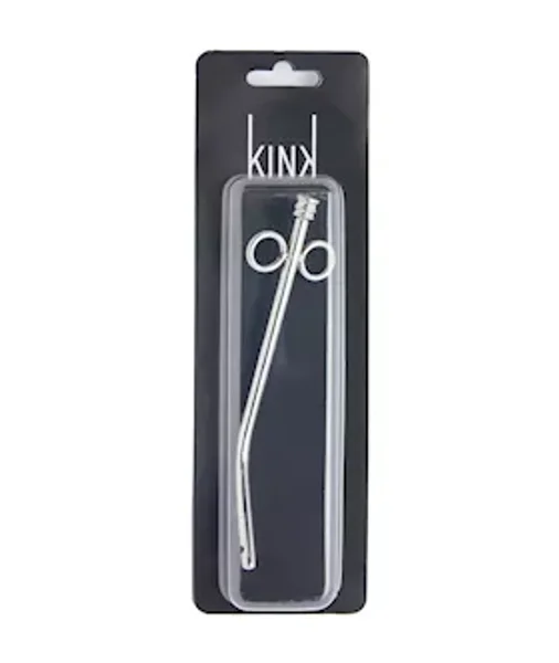 Kink Range Dual Ring Urethral Plug - 6 Inch - Silver — image 4 of 4