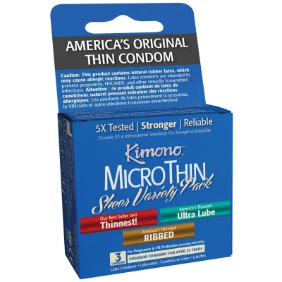 Kimono Micro Thin Variety Pack Box of 3