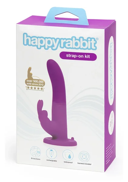 Happy Rabbit Vibrating Strap On Harness Set