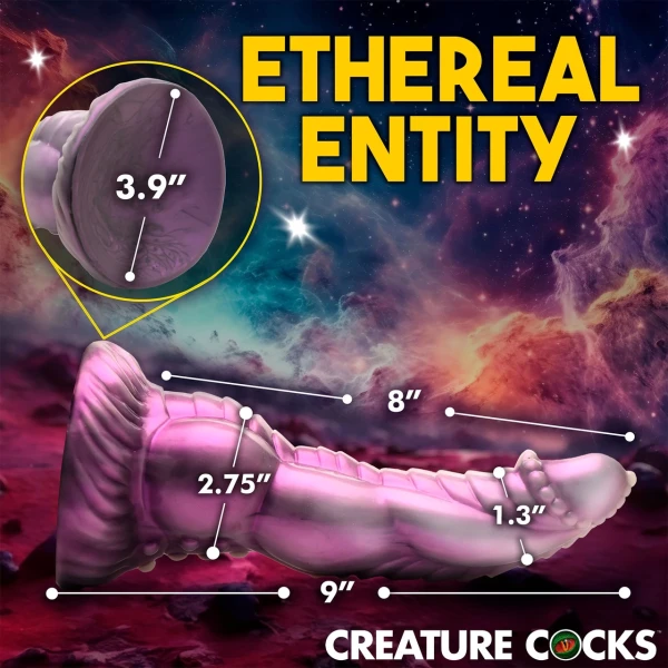 Celestial Cock 9" Silicone Suction Cup Dildo By Creature Cocks