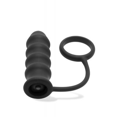 Master Series 4 5 Vibrating Anal Plug with Cock Ring
