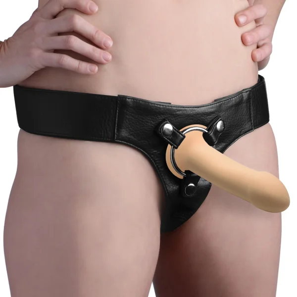 Squeeze-It Squeezable Phallic 6.75" Suction Cup Dildo - Vanilla