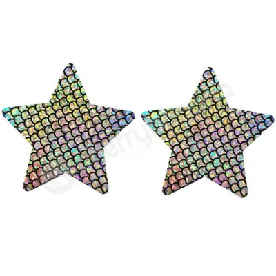 Cherry Banana Magic Mermaid Rainbow Star Nipple Pasties 2 Pack