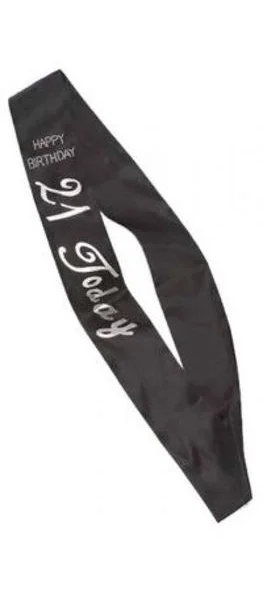 21 Today Sash Black
