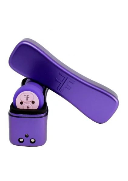 Booster Bullet Rechargeable Waterproof 20 Function Mini Vibrator By FemmeFunn - Dark Fuchsia
