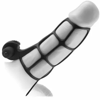 Fantasy X tensions Deluxe Silicone Power Cock Cage Black