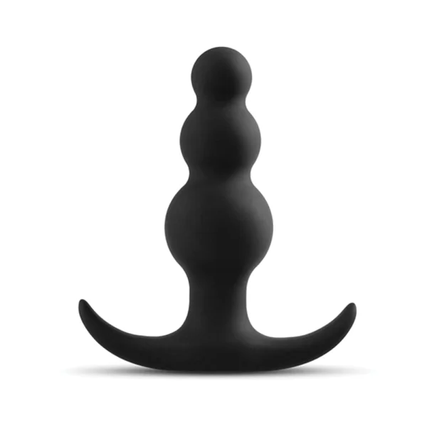 Anal Adventure Platinum Beaded Plug Black — image 7 of 14