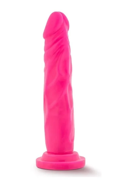 Blush Neo Neon Pink 7.5 Inch Dual Density Cock