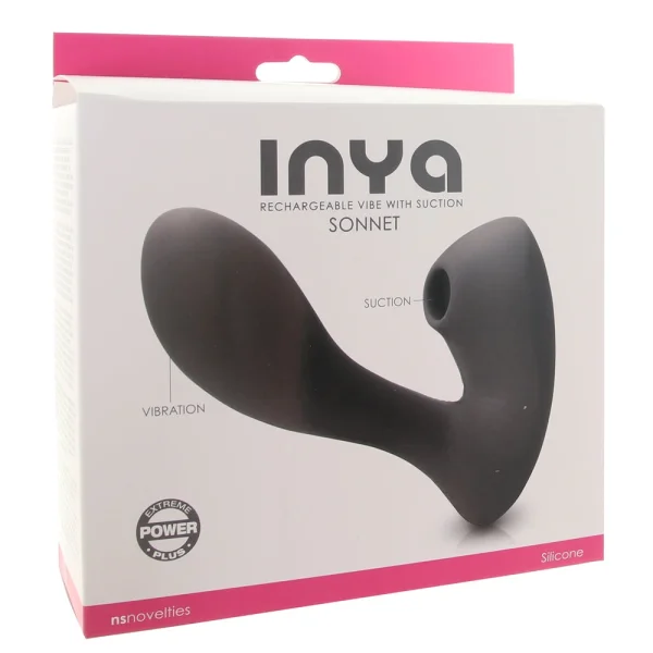 Inya Sonnet Rechargeable Vibrator With Clitoral Stimulation