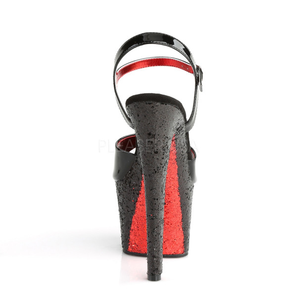 7 inches Heel, 2 3/4 inches PF Two Tone Ankle Strap Sandal — image 20 of 24