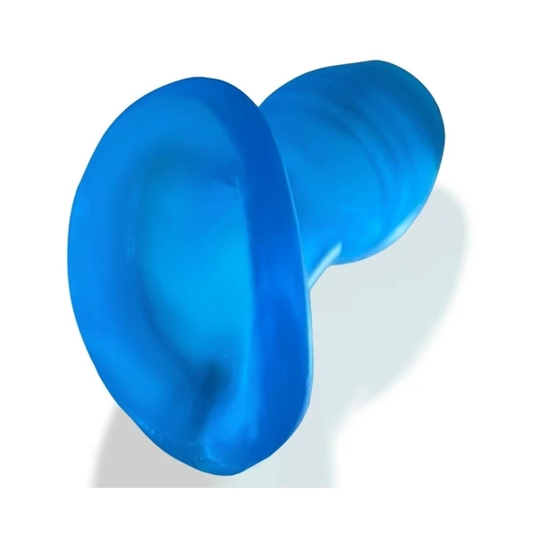 Butt Plugs:  Oxballs Glowhole-1 Hollow Buttplug With Led Insert Small Blue Morph
