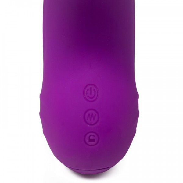 Squeeze & Tease Purple 12 Function Rechargeable Tongue Vibrator — image 4 of 5