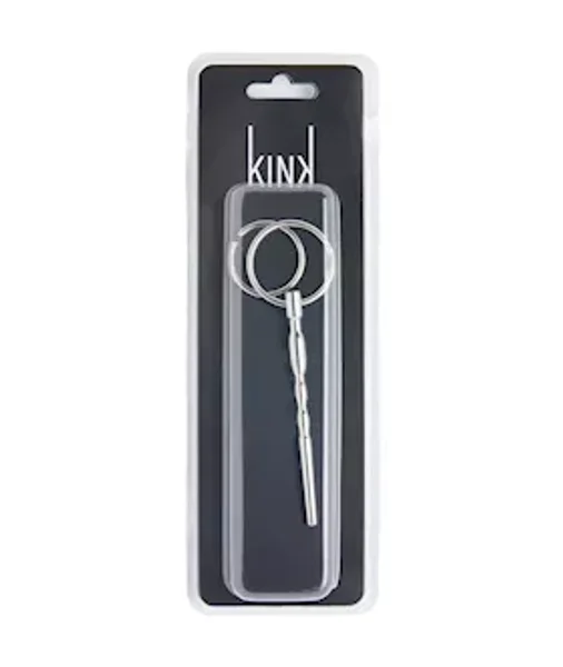 Kink Range Stainless Steel Beaded Penis Plug - 4 Inch - Silver — image 4 of 4
