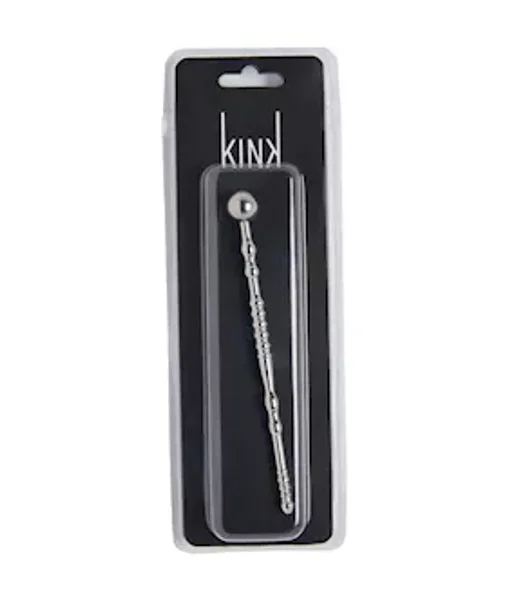 Kink Range Stainless Steel Ribbed Penis Plug - 5.7 Inch - Silver — image 4 of 4