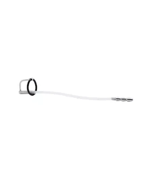 Kink Range Stainless Steel And Clear Cum Through Plug - 8.2 Inch - Silver — image 2 of 2