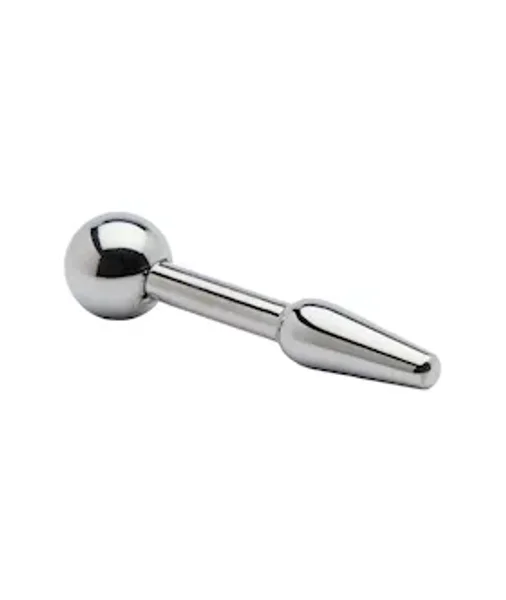 Kink Range Stainless Steel Penis Plug - 2.5 Inch - Silver — image 2 of 2