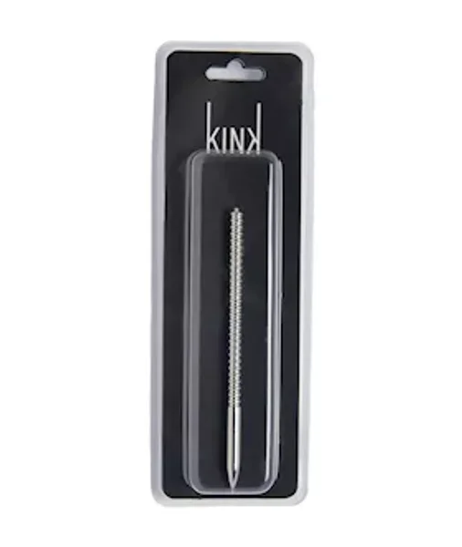Kink Range Screw Penis Plug - 5.9 Inch - Silver — image 4 of 4
