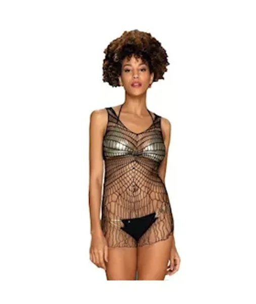 Obsessive Kayley - Netted Dress - Black - O/s — image 2 of 2