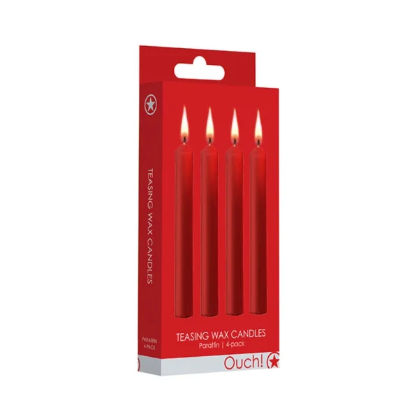 Ouch Teasing Wax Candles Paraffin 4-pack