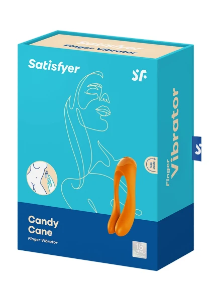 Candy Cane Finger Vibrator