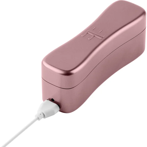 Bougie Bullet Rechargeable Aluminum 20 Function Waterproof Vibrator By FemmeFunn - Rose Gold