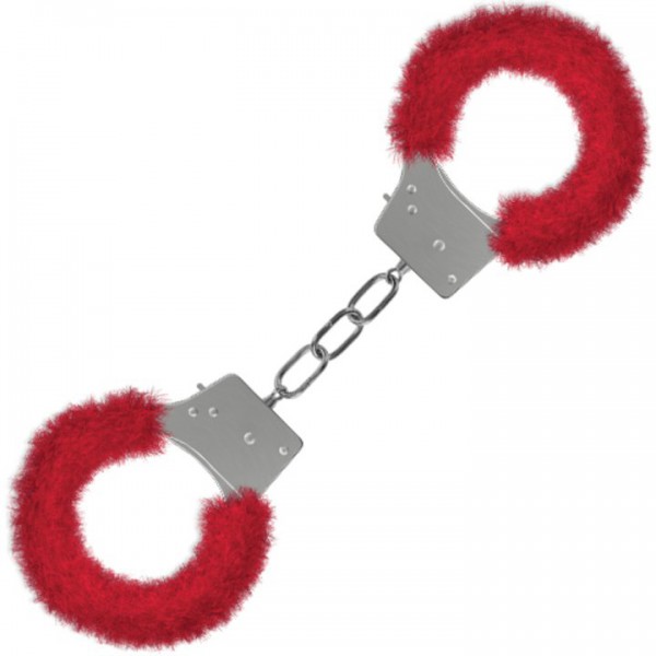 OUCH! Beginners Metal & Fur Handcuffs