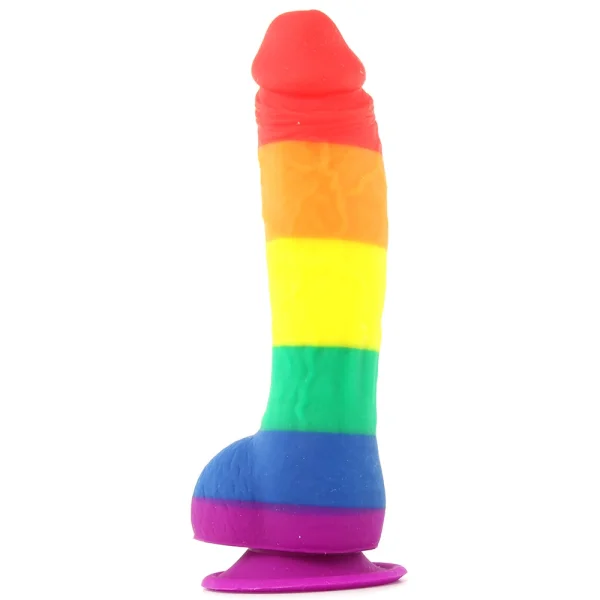 Colours Pleasures Pride Edition Silicone Dildo
