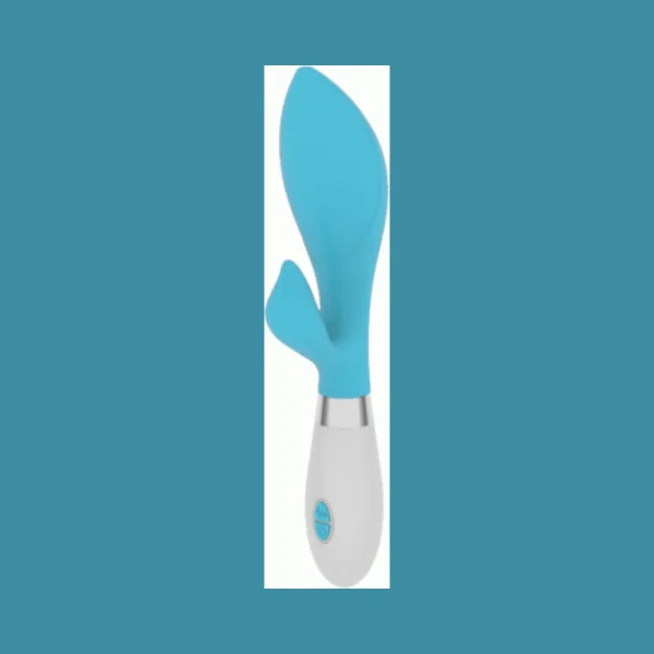Luna Neon Achelois Ultra-soft Silicone Dual Stimulator Turquoise