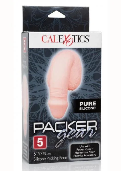 Packer Gear 5 inches Silicone Packing Penis Beige — image 7 of 8