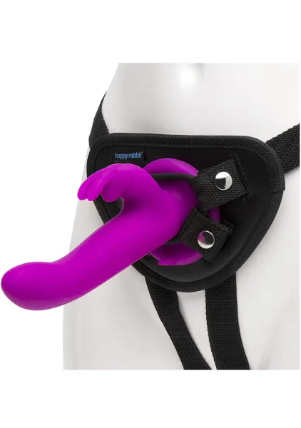Happy Rabbit Vibrating Strap On Harness Set