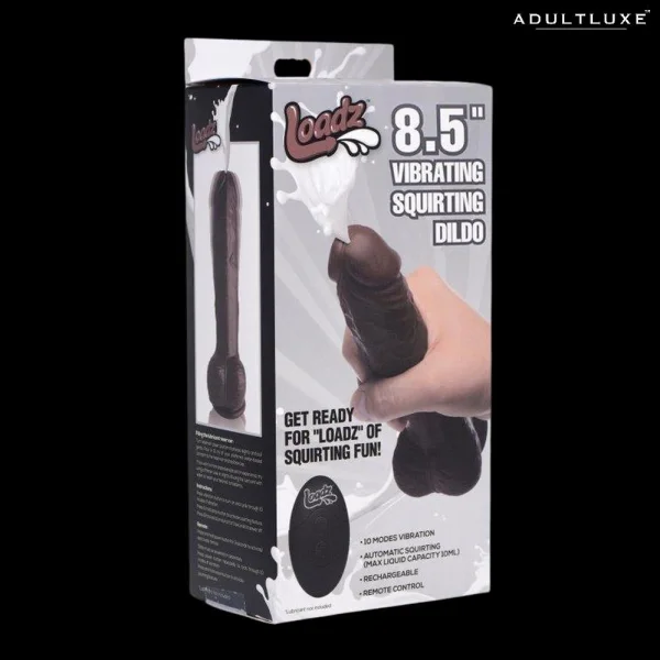 Loadz 8.5 inch Vibrating Squirting Dildo — image 4 of 11