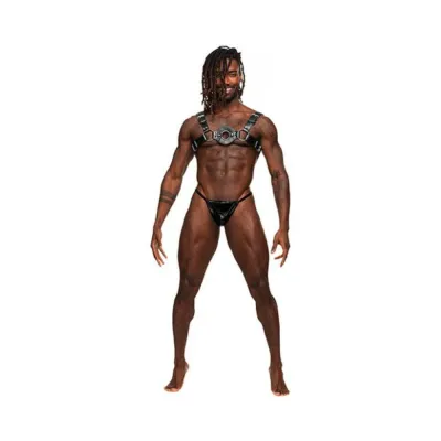 Male Power Men s Leather Libra Black O s