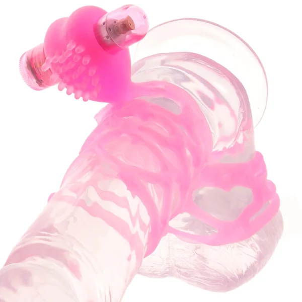 Lovers Cage Stretchy Cock Cage Comfortable Scrotum Cage - Pink