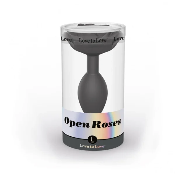 Open Roses Silicone Anal Plug