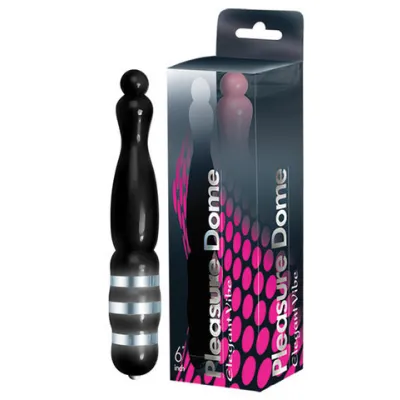 Pleasure Dome Elegant Vibe Waterproof 6 Inch Black