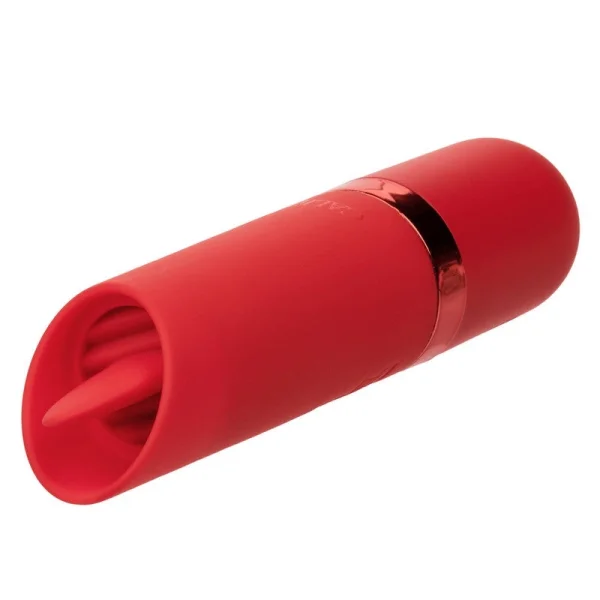 Kyst Flicker Tongue Powerful Waterproof Rechargeable Bullet Vibrator By CalExotics - Red