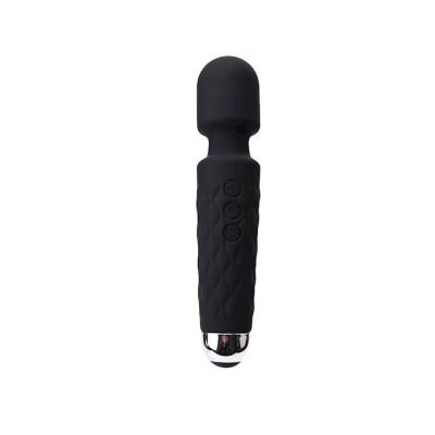 Hex Silicone Wand Black
