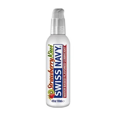 Swiss Navy Flavored Lubricant Strawberry Kiwi 4oz 118ml 118ml