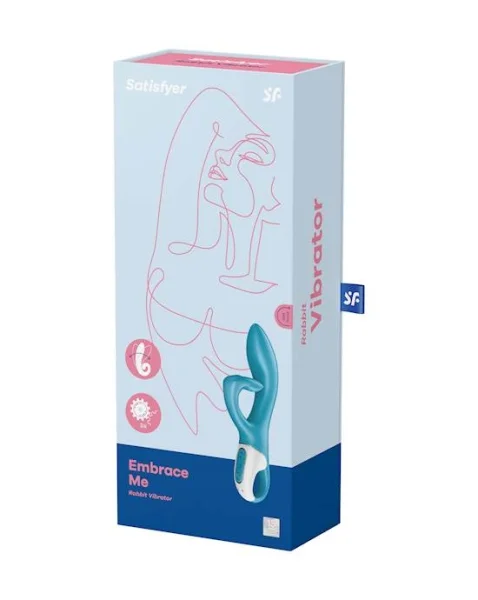 Satisfyer Embrace Me  - Turquoise - 8.3 Inch
