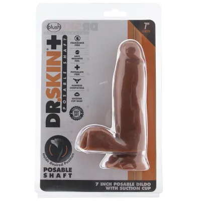 Dr Skin Plus 7 Inch Posable Dildo