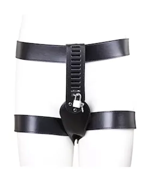 Strict Padlock Harness - Black — image 2 of 2