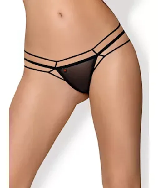 Obsessive Lavish - Mesh Thong - Black - S/m — image 6 of 8